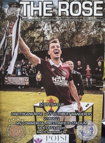 Linlithgow Rose v St Cuthbert Wanderers - Scottish Cup - 27.08.22